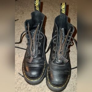 Doc Marten Sinclair Milled Nappa Leather Platform Boots